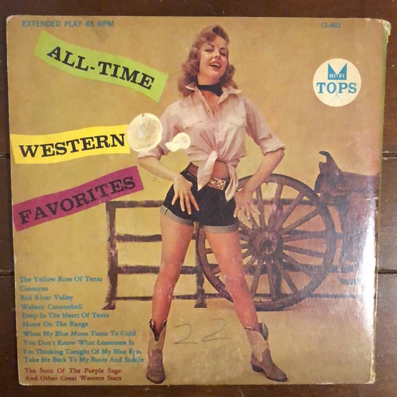 All Time Western Favorites 2x Vinyl 45 Record Set